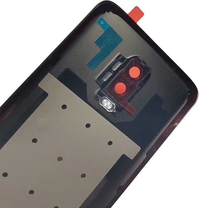 one Plus 6T Battery Back Cover Replacement Rear Glass Door Parts for Oneplus 6T A6010 6.41 Inch (Black)