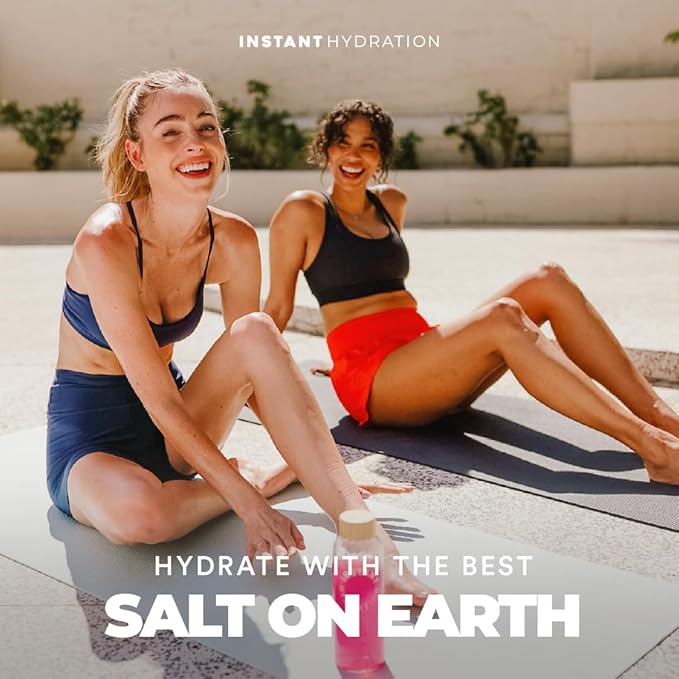 Instant Hydration Electrolytes Powder Packets - Raspberry Electrolyte Drink Mix - Zero Sugar - Keto, Vegan, Gluten-Free, Non-GMO - Boost Recovery, Brain Health, Muscle & Tissue Support- 30 Sticks