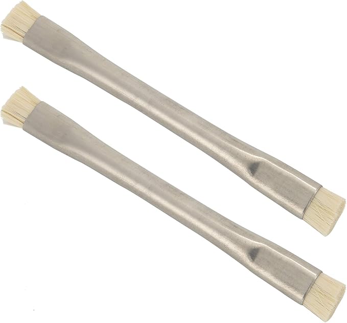 2Pcs Anti Static Brush, Long Handle Lab Cleaning Anti Static ESD Brush for Phone Keyboard Tablet PCB and BGA Repair Soldering