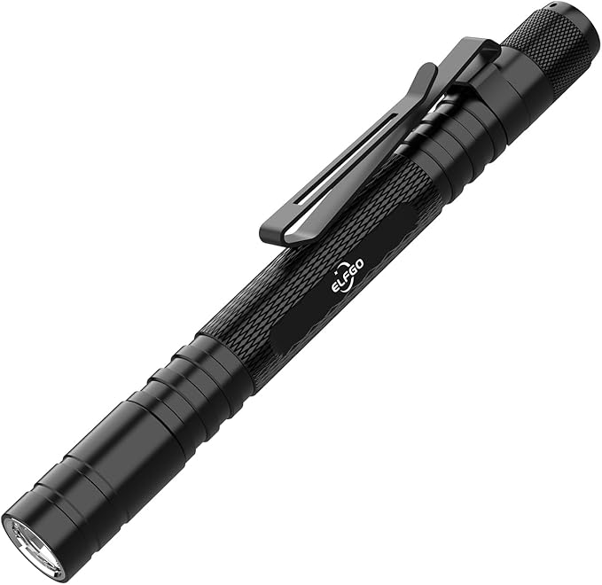 LED Pen Light, Zoomable Penlight Flashlight, 270 Lumens Pocket Size Clip Flashlight Small Mini Handheld Slim Flash Light for Nurse, Medical, Inspection, Repair, Engineer, Doctor