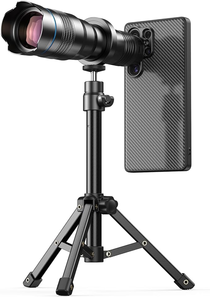 Evil eye 36X Telephoto Lens for Samsung Galaxy S25 Ultra, High Power HD Telephoto Phone Lens with Tripod, Phone Lens Attachments for Travel, Concert, Exploration