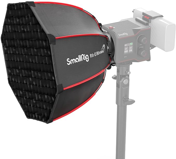 SmallRig 11.4”/29cm Mini Parabolic Softbox Quick Release, Compatible with SmallRig RC 60B/60C, RC 100B/100C Series COB LED Video Light, RA-D30-4358