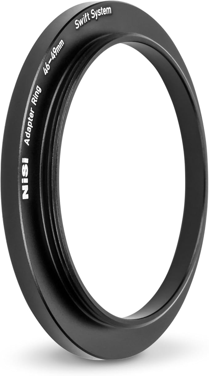 NiSi Swift 46-49mm System Base Adapter Ring for Swift Filters (46mm Standard Thread - 49mm Filter)