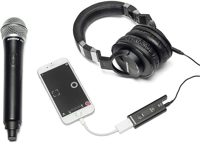 SAMSON Stage XPD2 Handheld USB Digital Wireless Q6 Microphone Mic+Clip
