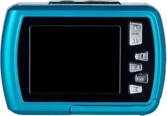 Polaroid IS048 Waterproof Instant Sharing 16 MP Digital Portable Handheld Action Camera, Teal