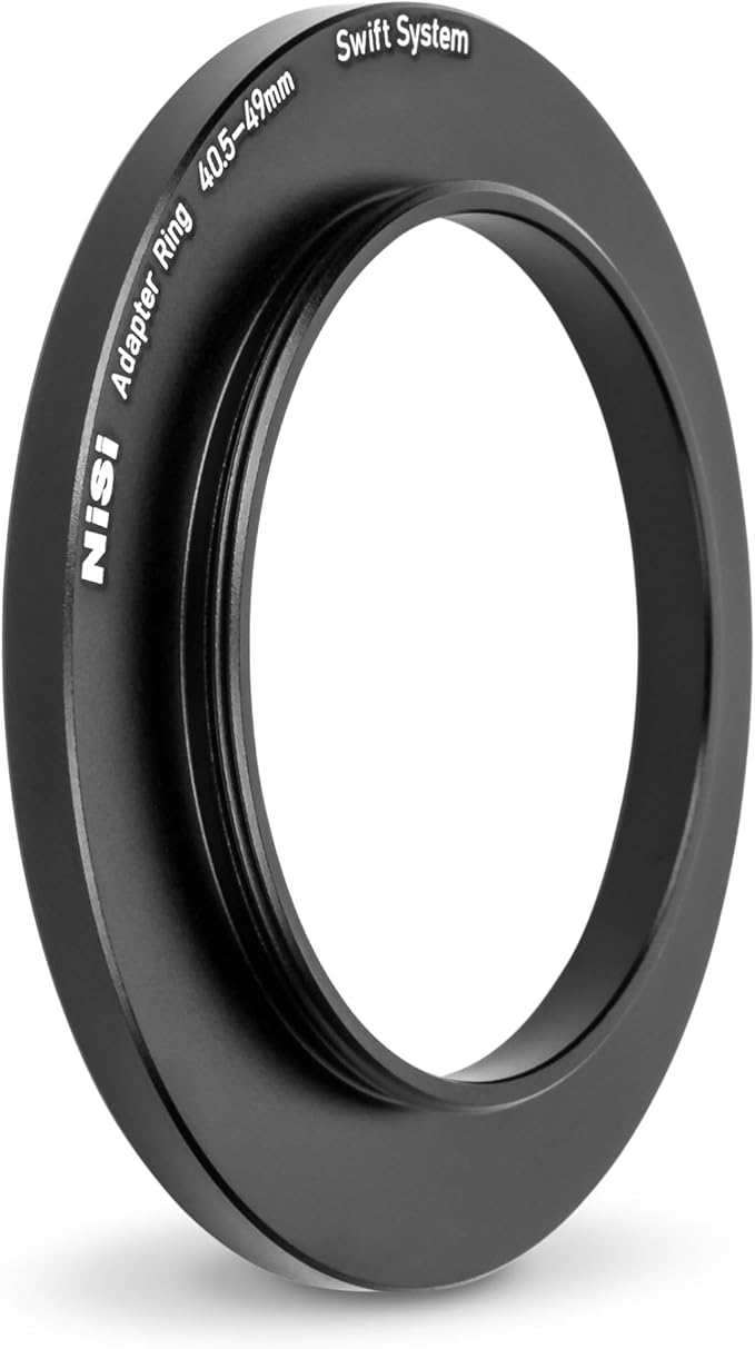 NiSi Swift 40.5-49mm System Base Adapter Ring for Swift System Filters (40.5mm Standard Thread - 49mm Swift Filter)