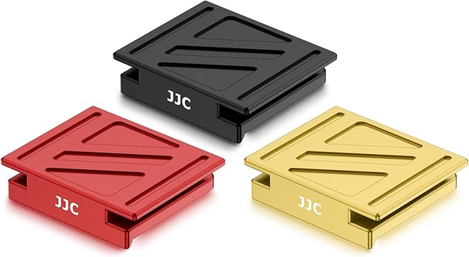 Upgraded Q3 43 Q2 Metal Hot Shoe Cover Protector Cap with Full-Coverage Design Special Designed for Leica Q3 43 /Q3/Q2 Digital Camera , Aluminum Alloy Q3 43 Hotshoe Cover with Silicone Cushion - Gold