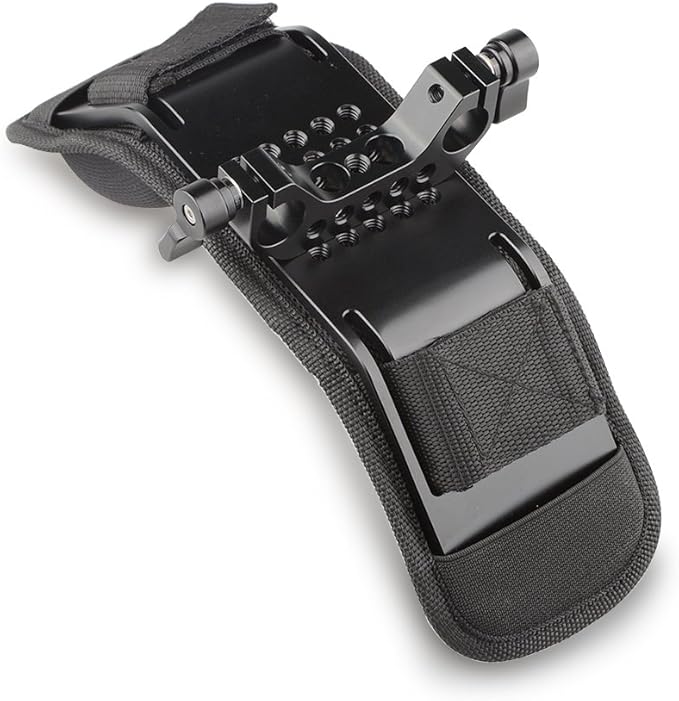 CAMVATE Camera Shoulder Mount Pad with 15mm Dual Rod Clamp for 15mm Camera Shoulder Railblock Support System - 1752