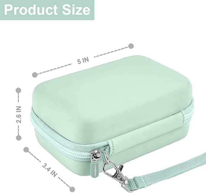 Leayjeen Digital Camera Case Compatible with KODAK EKTAR H35 H35N Half Frame Film Camera，Storage Holder Organizer for Kodak Ultra F9 M35 M38 Paper Shoot Camera-Dark Green(Case Only)
