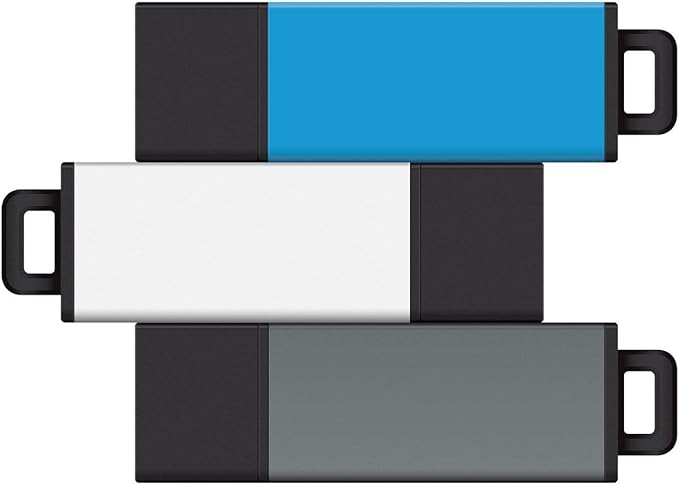 Centon DataStick Pro2 USB 2.0 Flash Drive 8GB x 3, Mix Color (S1-U2T02-8G-3)
