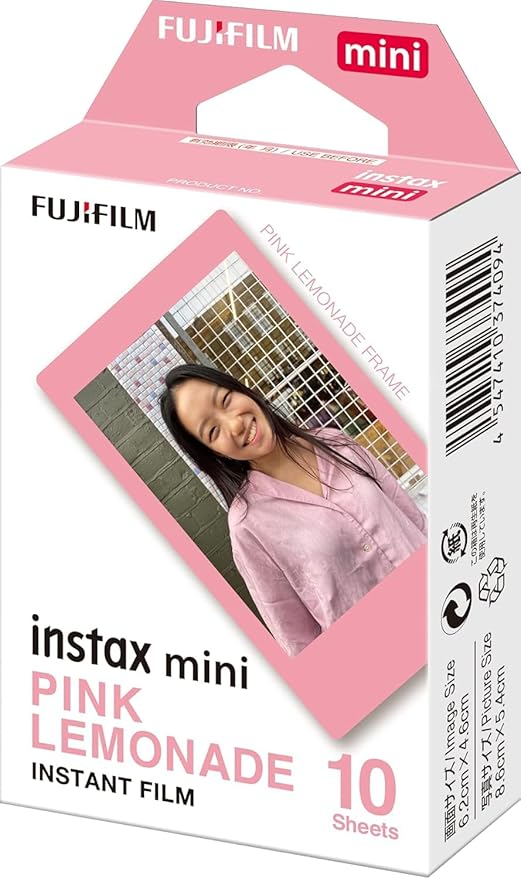 Fujifilm Instax Mini 12 Instant Film Camera All Included Holiday Bundle 2025 + Pink Lemonade Instant Film 10 Exposures (Lilac Purple)