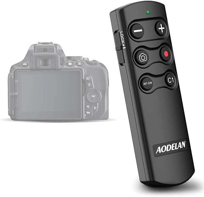 Wireless Remote Shutter Release for Sony ZV-E10, ZV-1, A7III, A7IV, a6400, a6100, a6600, a7C, fx3, a7M3, a7M4, a7RM3, a7RM4, a7SM3, a9, a9M2, RX0M2, RX100M7