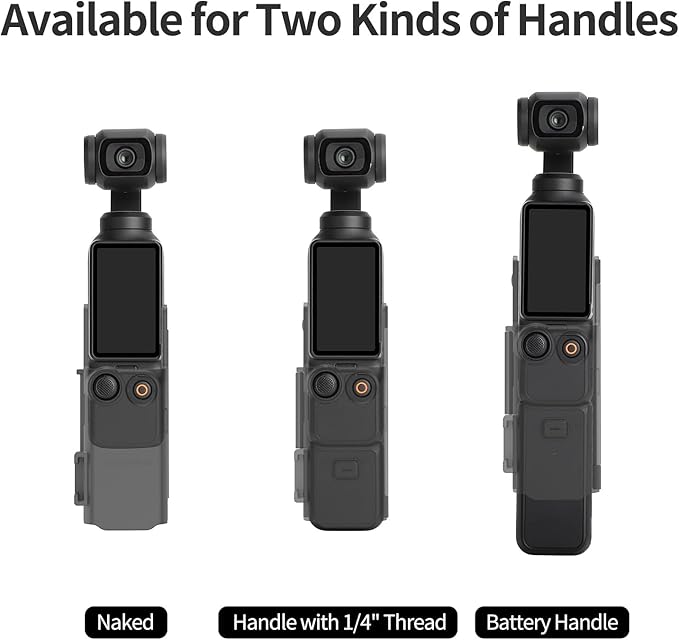 Xmipbs Pocket 3 Hand Strap Extension Handle with Cold Shoe Mount, Adjustable Wrist Strap for DJI Osmo Pocket 3, Compatible with 1/4" Thread Handle, Comfortable Grip & Hand Band for Osmo Pocket3