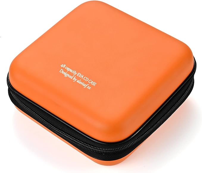 DVD Case, EVA CD Case Holder Storage Organizer Portable Protective DVD Wallet Holder for Car