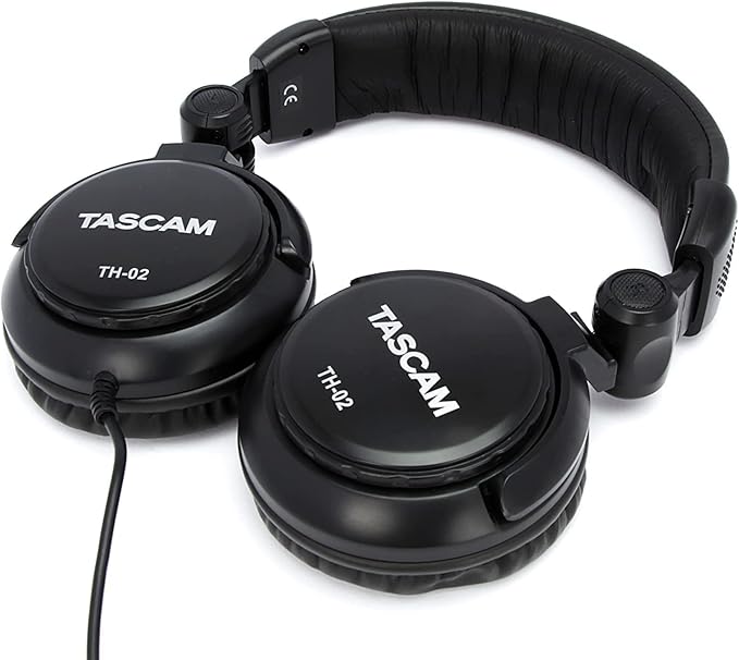 TASCAM US-16x08 Audio Interface and Studio Headphones Bundle