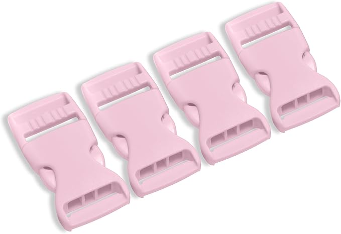 Buckles for Straps Set of 4 Pcs Plastic Buckle Clip Quick Side Release Plastic Fastener