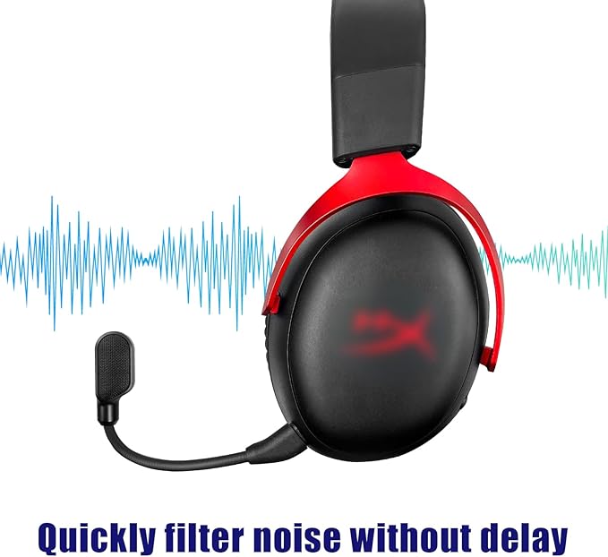 Upgraded Mic Replacement fits for HyperX Cloud III Wired/Wireless Gaming Headphone, Detachable Noise Cancellation Backup Microphone for Crystal Gaming Voice Chat