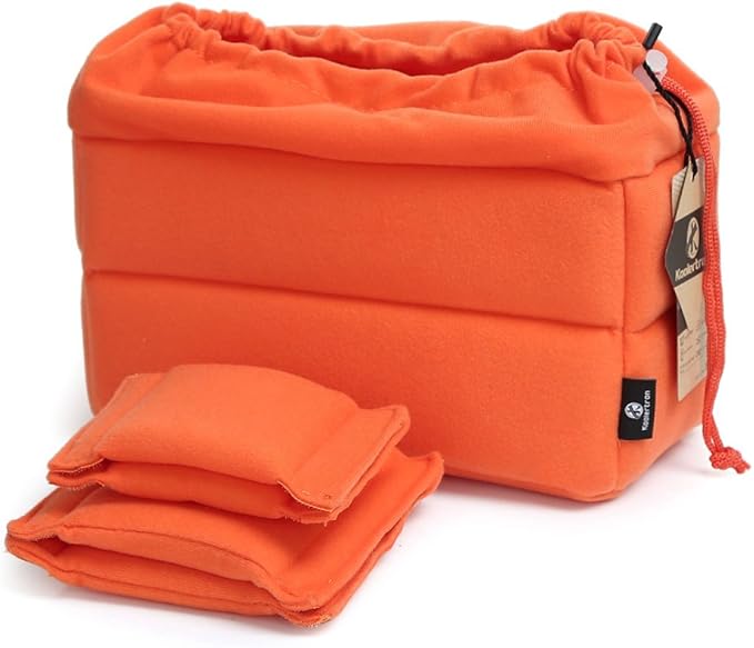 Koolertron Shockproof Camera Photo Bag for SLR TLR Camera Insert Partition Padded Case,Can be Put Directly Into the SLR Camera Bag With Freely Adjustable Compartment