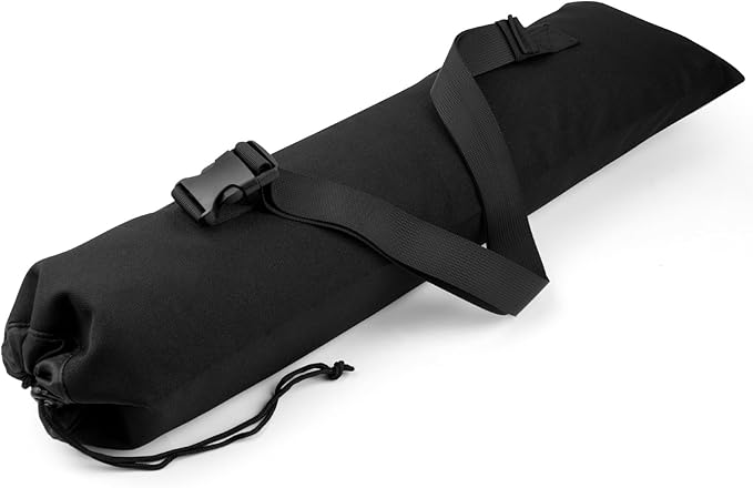 Travel Carrying Case for Cell Phone Tripod & Selfie Stick, Nylon Monopod Storage Bag with Strap Compatible with Folded Extendable Phone Tripod Stand up to 19.5" (Bag Only)