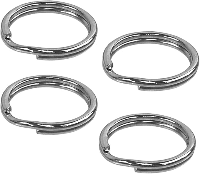 Foto&Tech Stainless Steel Round Lug Ring Camera Strap Split Ring for Small Cameras