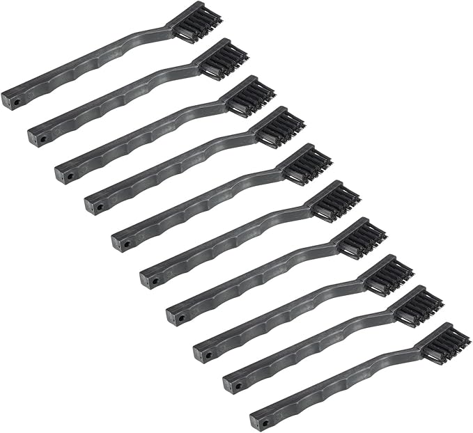 PATIKIL Anti Static ESD Brush Cleaning Keyboard Brush Nylon 10pcs for Computer Keyboard PCB Motherboards Laptop 35x180mm