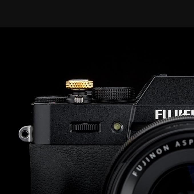 JJC Camera Soft Release Button, Shutter Button for Fuji Fujifilm X-T5 X-T4 X-T3 X-T50 X-T30 III II X-PRO3 X100V X100F X-E5 X-E4 X Half GFX100RF Sony RX1R II RX10 IV III Leica Q3 Q3 43 Nikon Zf Df F3