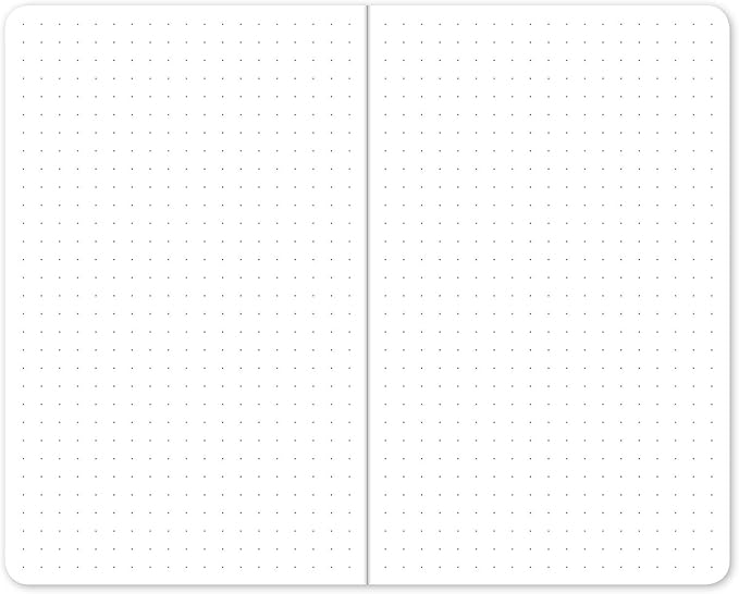 Elan Publishing Company Field Notebook/Journal - 5"x8" - Kraft - Dot Graph Memo Book - Pack of 4