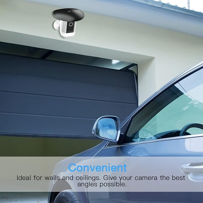 Sun Rain Shade Cover Compatible only with Spotlight Camera Pro（1-Pack，Black）