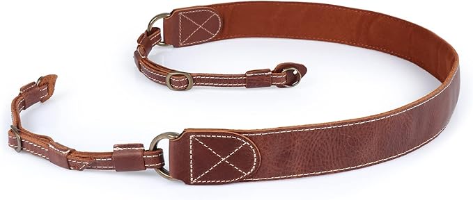 MegaGear SLR, DSLR Sierra Series Genuine Leather Camera Shoulder or Neck Strap
