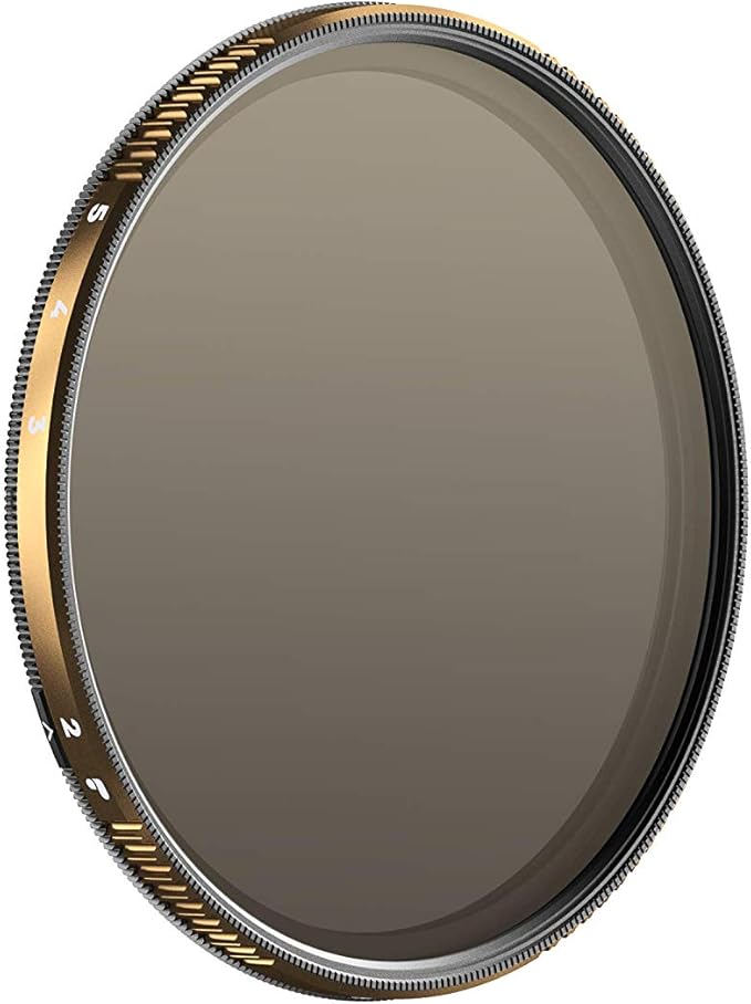 PolarPro 77mm Peter McKinnon Signature Edition II VND Camera Filter - 2-5 Stop Variable Neutral Density Lens Filter for DSLR/Mirrorless Pro Video – for Cinematic Shutter Speed Control + Diffusion