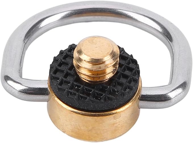 1/4inch Camera Screw for Quick Release Plate 1/4inch D-Rings Adapter Tripods Monopod Quick Release Plate Camera Screw Heavy Duty Cameras