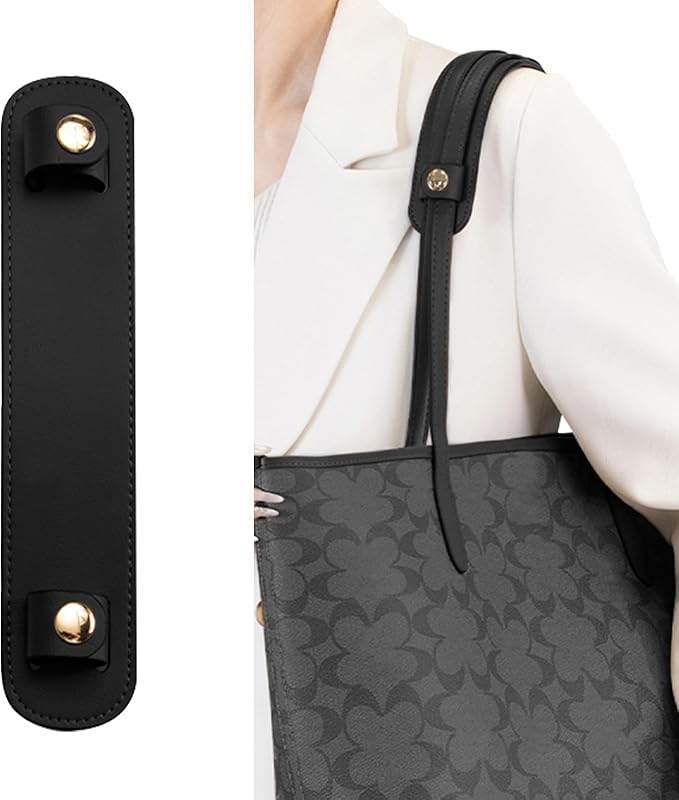 Shoulder Strap Pad Replacement,Microfiber Leather Strap Pads Detachable Cover for Tote Bag