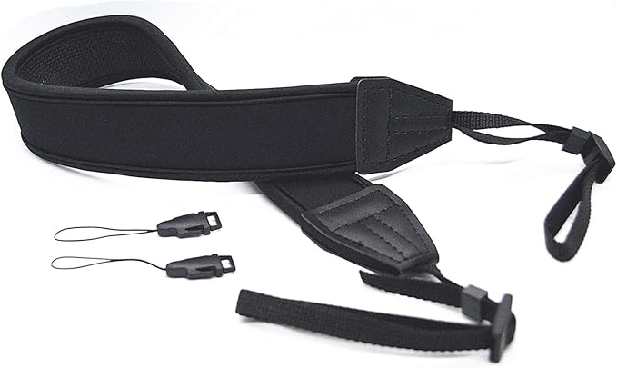 WANBY Camera Strap Padded Shoulder Neck Camera Strap with Quick Release Buckles for DSLR SLR