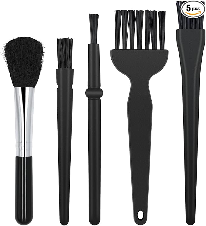 Anti Static Brush Set-5 Piece Keyboard Cleaning Brush and ESD Safe Electronic Dust Cleaning Brushes Kit for Computer,Laptop,Camera,Car Vents,PC Cleaning