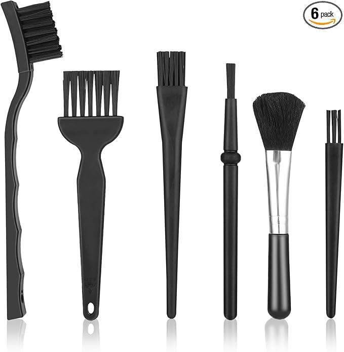 8 Pcs Anti Static Electronic Dust Cleaning Brushes Mini Keyboard Cleaning Brushes Kit Anti Static Brush for Laptop Computer Keyboard Motherboard Camera Small Space Car Lab(6)