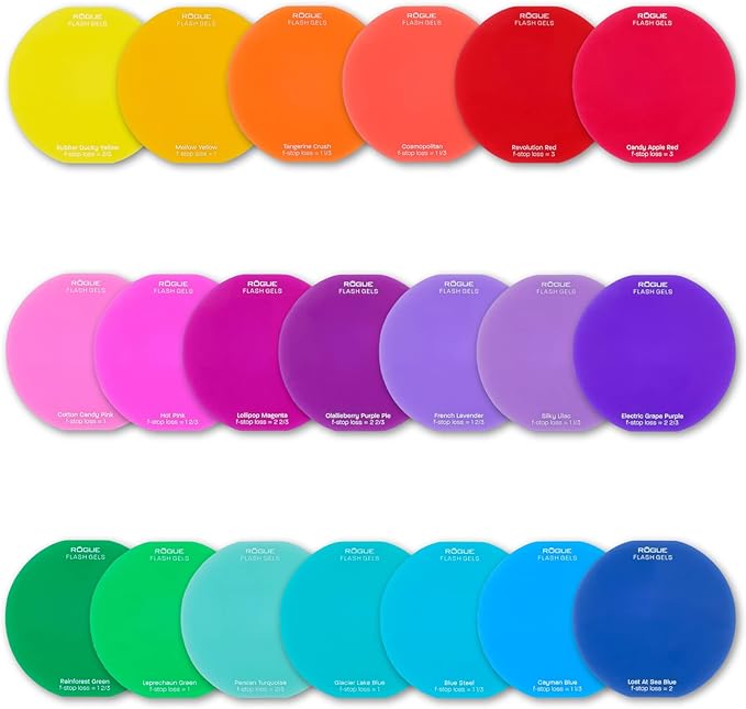 Rogue Round Flash 20 Gel Kit (Ultimate Portrait Collection)