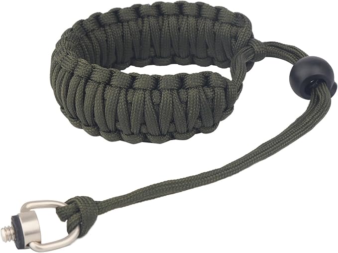 Paracord Camera Wrist Strap Lanyard with Screw for Insta 360 X3, Ace Pro, DSLR Cameras, Selfie Sticks