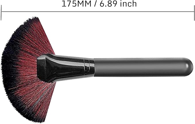 6.88 Inch / 17.5 cm Anti Static Cleaning Brush - Flat Edge Soft Polyester Bristles for Delicate Models, Figurines & Electronics