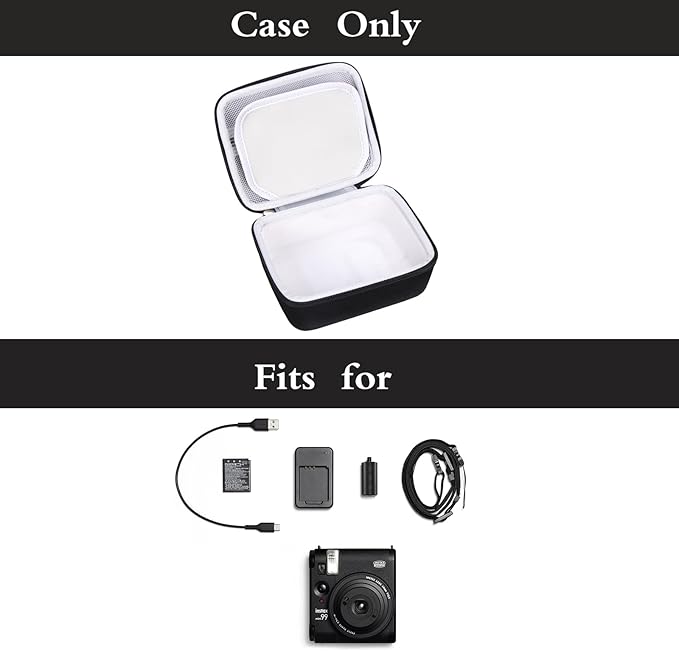 Mchoi Hard Storage Case Fits for Fujifilm Instax Mini 99 Instant Film Camera, Case Only, Grey