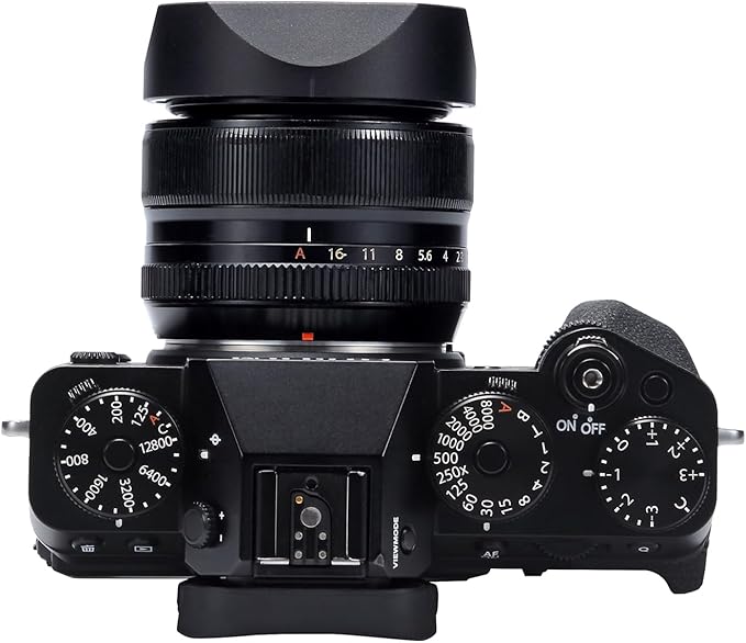 Metal Square Lens Hood with Cover Suitable for Fujifilm Fujinon XF 35mm F1.4 R、18mm F2 R、 60mm F2.4 R Camera Accessories