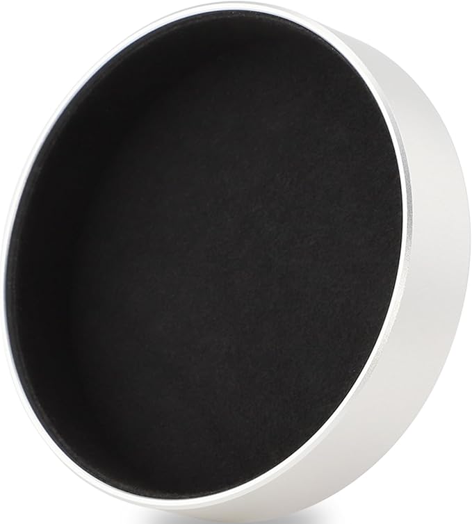 Haoge Metal Front Lens Cap Cover for Leica Q3 Q3 43 Q2 Q Type 116 Type116 Digital Camera Black Silver Cap-LQ-N-W