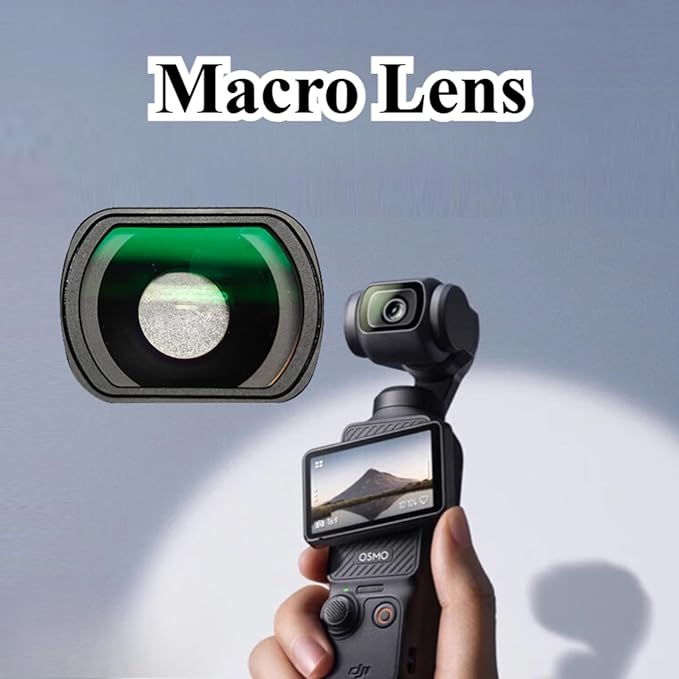 Osmo Pocket 3 Lens Kit: Wide Angle, Macro, Telephoto, Anamorphic Lenses for DJI Osmo Pocket 3