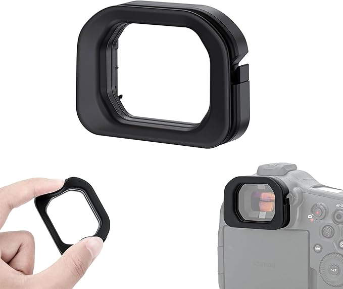 JJC Camera Eyecup Eyepeice Viewfinder for Canon EOS R1 Mirrorless Camera, Soft Silicone Eye Cup Replaces Canon ER-i, Provides Comfortable Viewfinding