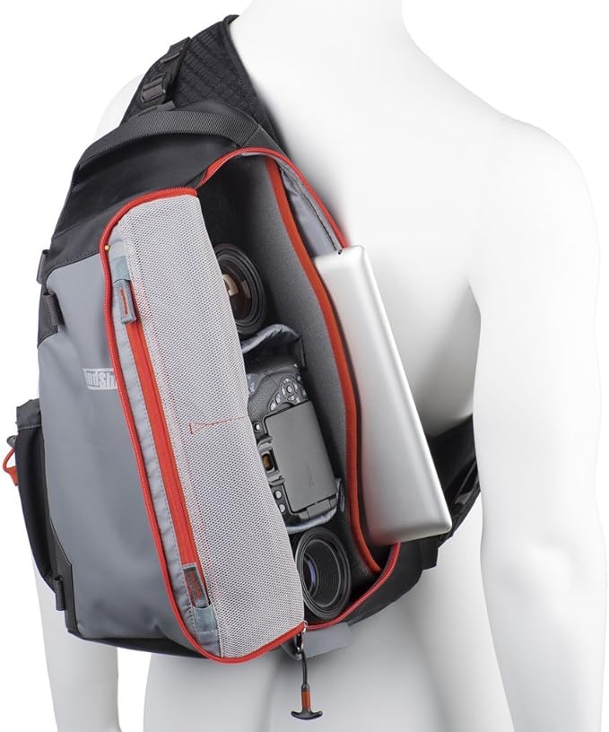 Think Tank MindShift PhotoCross 13 Sling Bag for DSLR and Mirrorless Camera, 11 Liters, (Carbon Grey)