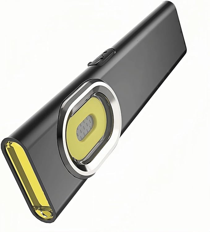 Pocket LED Flashlight, Ultra-Slim 8mm EDC Flashlight Rechargeable, 600 Lumens, 8 Modes Mini Flashlight for Car, Home, Camping, Hiking, Night Work, Walking, Emergency
