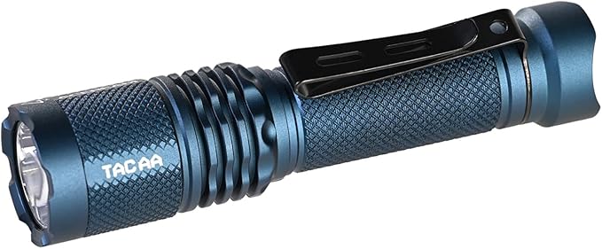 ACEBEAM TAC AA 2.0 Longest-Range AA Flashlight 360 Meters, 900 High Lumens Tactical EDC Flashlight Rechargeable, 6 Modes Pocket LED Super Bright Small Mini Flashlight for Camping, Home(SFT-25R HI)