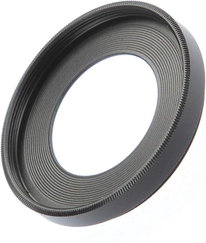 Metal EW-43 Lens Hood for Canon EF-M 22mm F2 STM Lens (Black)