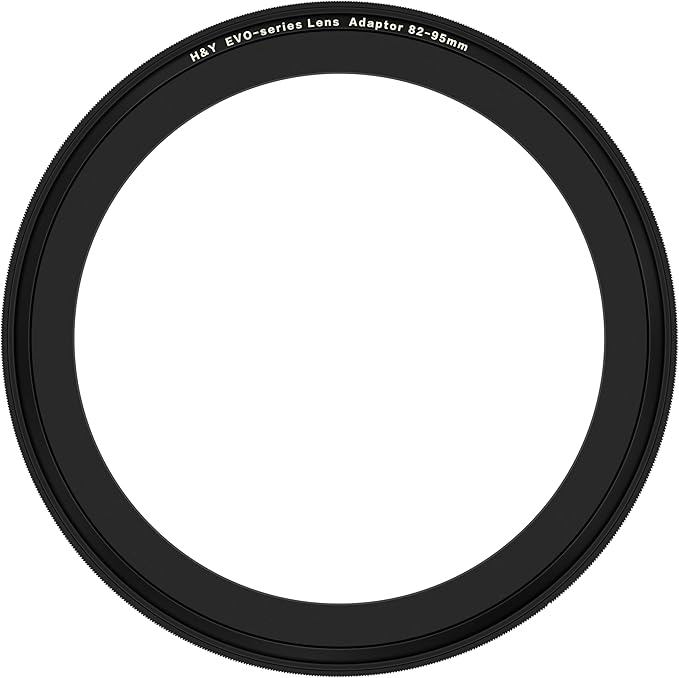 H&Y Magnetic Step Up Filter Ring 82 to 95mm, Ultra-Slim Aluminum Lens Filter Stepping Ring for Adapting 82mm Lens to an 95mm Filters, EVO Series