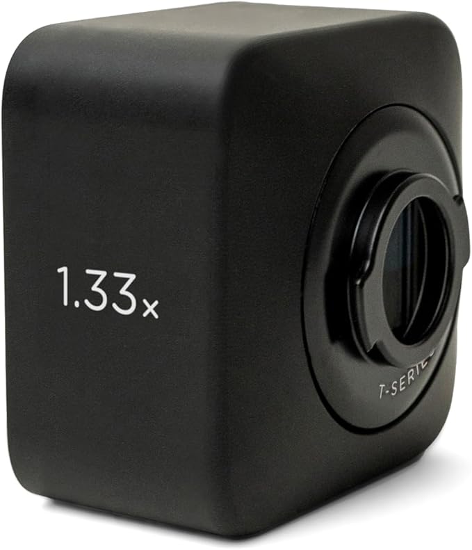 Moment 1.33x Anamorphic Mobile Lens – Capture True Cinematic Aspect Ratio, Gold or Blue Flare [Blue Flare, T-Series]
