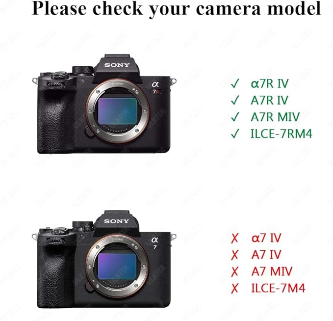 ULBTER Screen Protector for Sony alpha a7II A7III A7 III A7 II A7R IV A7R III A7R II & Hot Shoe Cover [3+2Pack] 0.3mm 9H Hardness Tempered Glass Cover Anti-Scrach Anti-Fingerprint Anti-Bubble
